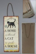 Tekstbord 178 Tekstbord: A home without a cat… EM3074