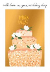 Wenskaart With love on your wedding day