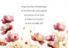 Artige Compassion 08 Wenskaart Kostbare herinneringen. Compassion