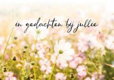Artige Compassion 13 Wenskaart In gedachten bij jullie