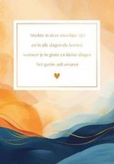 Artige Compassion 15 Wenskaart Sterkte in deze moeilijke tijd