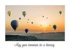 Artige Compassion 27 Wenskaart May your memories be a blessing