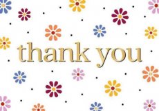 Artige Daisy 13 Wenskaart Thank you