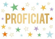 Wenskaart Proficiat