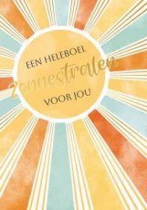 Wenskaart Een heleboel zonnestralen voor jou