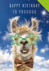 Wenskaart Happy birthday to you