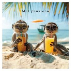 Wenskaart Met pensioen