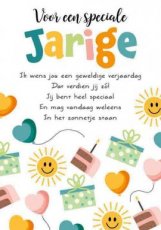 Wenskaart speciale jarige Intense