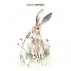Wenskaart Lieve groetjes