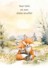 Wenskaart Veel liefs
