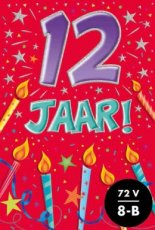 Wenskaart 12 jaar. That funny age