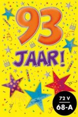 Wenskaart 93 jaar. That funny age