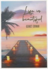 Depesche 3D 04 3D wenskaart Life is beautiful