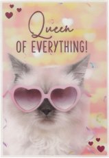 Depesche 3D 06 3D wenskaart Queen of everything