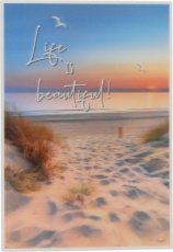Depesche 3D 16 3D wenskaart Life is beautiful