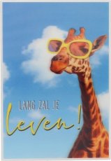 Depesche 3D 35 3D wenskaart Lang zal je leven