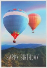 3D wenskaart Happy birthday