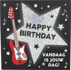 Pop-up muziekkaart Happy birthday