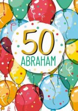 Artige Everyday 48 Wenskaart 50 jaar Abraham