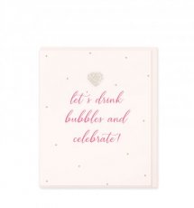 Wenskaart Let's drink bubbles Mad dots 76
