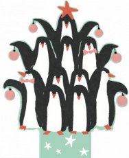 Wenskaart Merry and bright