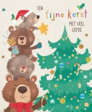 Kerst AG molen 28 Wenskaart Een fijne kerst