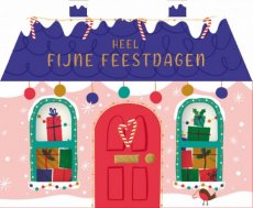 Kerst AG molen 35 Wenskaart Heel fijne feestdagen