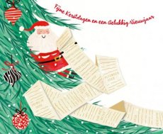 Wenskaart Fijne kerstdagen