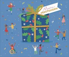 Kerst AG molen 40 Wenskaart Mooie feestdagen