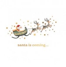 Wenskaart Santa is coming