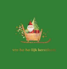 Kerst Cosi Artige 23 Wenskaart vro-ho-ho-lijk kerstfeest