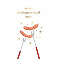 Kerst Cosi Artige 25 Wenskaart Worst christmas card ever