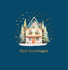 Wenskaart Fijne feestdagen