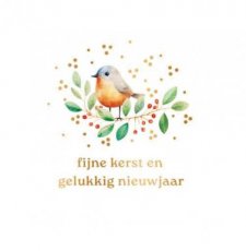 Kerst Cosi Artige 44 Wenskaart Fijne kerst en gelukkig nieuwjaar