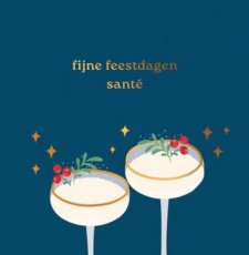 Wenskaart Fijne feestdagen