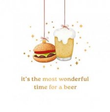 Wenskaart It's the most wonderful time for a beer