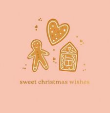 Kerst Cosi Artige 57 Wenskaart Sweet Christmas wishes