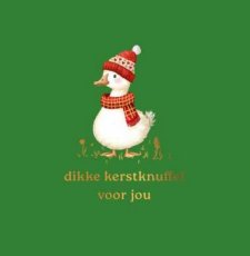Kerst Cosi Artige 59 Wenskaart Dikke kerstknuffel voor jou