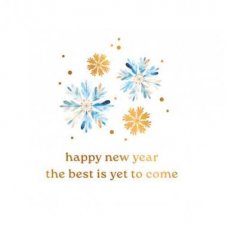 Wenskaart Happy new year