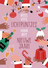 Pakketje met 10 kerstkaarten