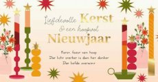 Wenskaart Liefdevolle kerst