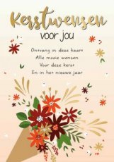 Wenskaart Kerstwensen voor jou
