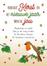 Kerst Intense 28 Wenskaart Voor deze kerst en het nieuwe jaar