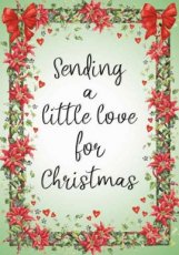 Wenskaart Sending a little love for Christmas