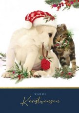 Kerst Paperclip doos Christmas Companions 01 Doos met 8 kerstkaarten