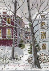 Doos met 16 kerstkaarten