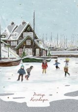 Doos met 16 kerstkaarten