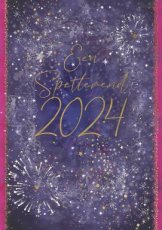 Kerst Paperclip doos New Year 2024 03 Doos met 10 nieuwjaarskaarten