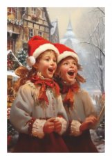 Doos met 8 kerstkaarten