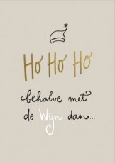 Kerst Paperclip Merry Hohoho 01 Wenskaart Hohoho